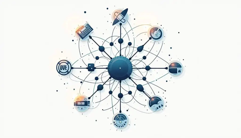 A complex network of interconnected systems